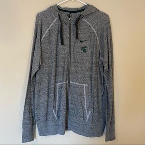 Nike Michigan State Spartan Full Zip Hoodie